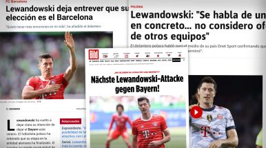 Niemieckie media: Lewandowski ponownie uderzył w Bayern
