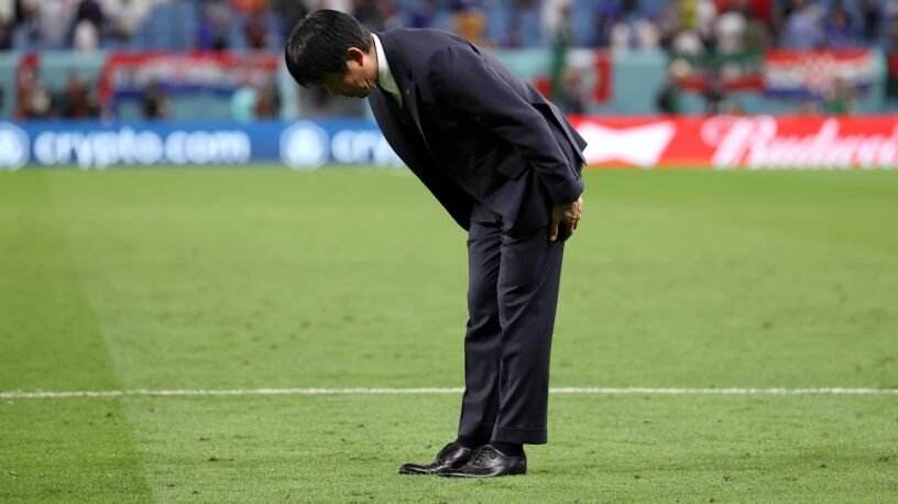 Piękny gest selekcjonera reprezentacji Japonii po porażce