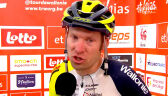Bakelants po wygraniu 5. etapu Tour de Wallonie