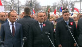 Ο Τσούκ και ο Σέτυνα έβαλαν στεφάνι στο μνημείο Piłsudski για την εκατονταετηρίδα της ανεξαρτησίας