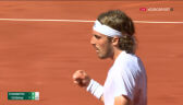 Tsitsipas przełamał Djokovicia w 7. gemie 2. seta finału French Open