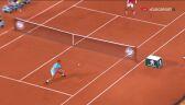 Rewelacyjna gra Nadala. Hiszpan po raz drugi przełamał Djokovicia w 2. secie finału