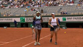 Gauff i Pegula wygrały 1. seta w finale gry podwójnej kobiet w Roland Garros