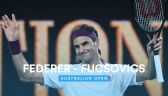 Skrót meczu Federer - Fucsovics w 4. rundzie Australian Open
