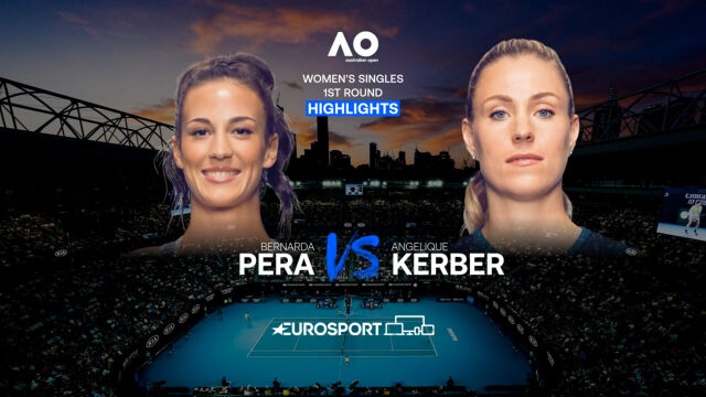 Skrót meczu Pera - Kerber w 1. rundzie Australian Open