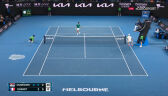 Szybki gem dla Djokovicia w 2. secie starcia z Chardym w 1. rundzie Australian Open