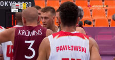 Tokio. Polacy przegrali z Łotwą w meczu koszykówki 3x3