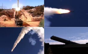 Rosyjski atak rakietami onyks w Syrii