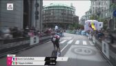 Kraksa Remiego Cavagny na kończącym Giro d&#039;Italia etapie jazdy na czas