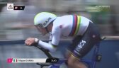 Defekt i zmiana roweru Ganny. Mimo to Włoch na czele decydującej czasówki w Giro d&#039;Italia
