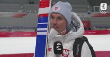 Pekin 2022 - skoki narciarskie. Piotr Żyła po pierwszych treningach na skoczni normalnej