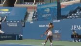 Skrót meczu Maria Sakkari - Serena Williams w 4. rundzie US Open