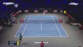 Skrót meczu Hubert Hurkacz - Arthur Rinderknech w turnieju ATP w Metz