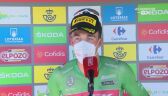 Pedersen po wygraniu 19. etapu Vuelta a Espana