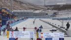 Pekin 2022 - biegi narciarskie. Iza Marcisz na mecie biegu na 30 km