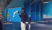 Ceremonia medalowa po konkursie indywidualnym na skoczni dużej na IO w Soczi