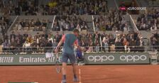 Piłka meczowa ze spotkania Nadal - Moutet w 2. rundzie Roland Garros 2022