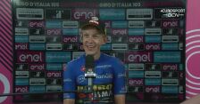 Koen Bouwman po zwycięstwie na 19. etapie Giro d'Italia