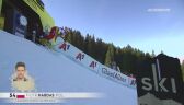 Piotr Habdas w 1. przejeździe slalomu giganta na MŚ w Meribel/Courchevel