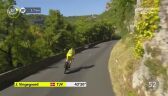 Kłopoty Jonasa Vingegaarda na zjeździe podczas 20. etapu Tour de France