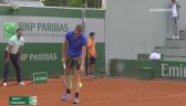 Pawelski wygrał 1. seta w półfinale juniorskiego Roland Garros