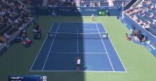 Skrót meczu Simona Halep - Daria Snigur w 1. rundzie US Open