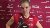 Agnieszka Korneluk po meczu Polska - Serbia w ćwierćfinale MŚ siatkarek 