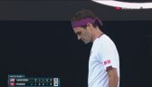 Piłka meczowa dla Federera w meczu z Sandgrenem