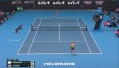 Skrót meczu Sabalenka - Rogers w 2. rundzie Australian Open