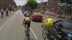 Wout van Aert niemal zderzył się z samochodem podczas 5. etapu Tour de France